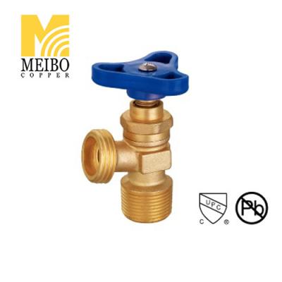 China Half Inch Boiler Drain Plain Brass Male And Female Threaded Quarter Turn for sale