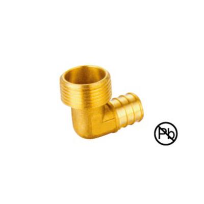 China Water Pipe Connector Plumbing Male Thread Brass Pipe Fitting Custom Made Precision for sale