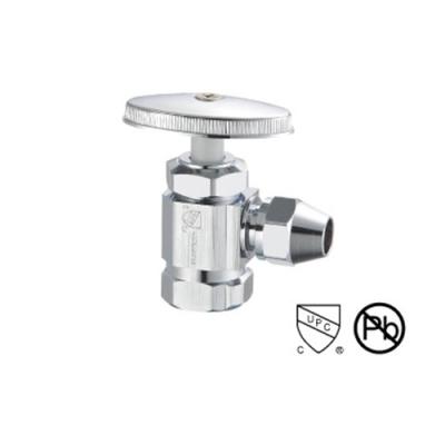 China Bathroom Angle Valve For Health Faucet Lead Free Brass Threaded Chromed for sale