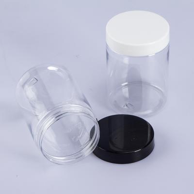 China Personal Skin Care Packaging Stainless Steel Food Stash Sticker Label For Oil Tissue Culture Tiny Plastic Jar Plastic for sale