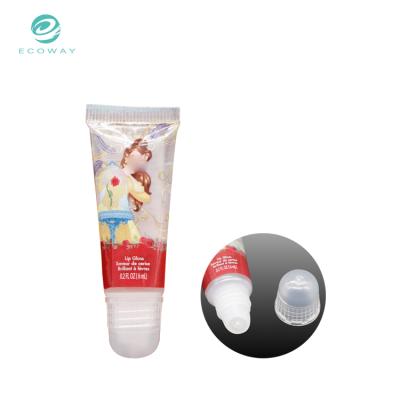 China Eco - Friendly Custom Printing Plastic Lip Gloss Squeeze Tube for sale