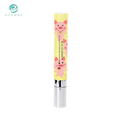 China Eco - Friendly Biodegradable Laminated Cosmetic Packaging Eye Cream Soft Plastic Empty PE Tube for sale