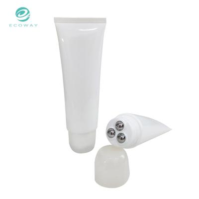 China 20ml Lipbalm Cosmetic Eyeliner Ball Tube Custom Wholesale Custom Cosmetic Ball Tube Primer Tube for sale