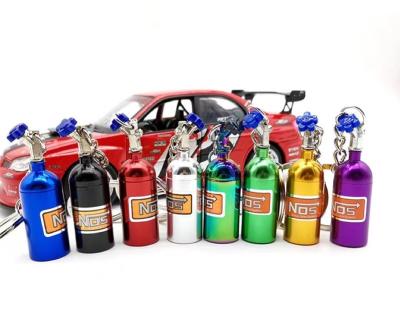 China High quality metal nitrogen gas cylinder hot sale creative key chain for sale