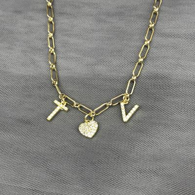 China TRENDY Cute Small Pendant Jewelry Brass Love Heart Charms for DIY Making for sale