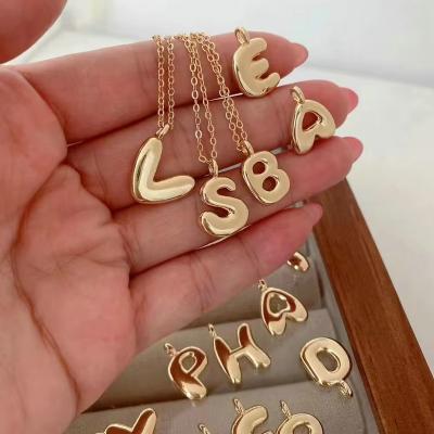 China Eco-friendly Shiny Initial Necklace Pendant Charms Jewelry Making 18k Gold Plated Diy Letter Bracelet Charms for sale