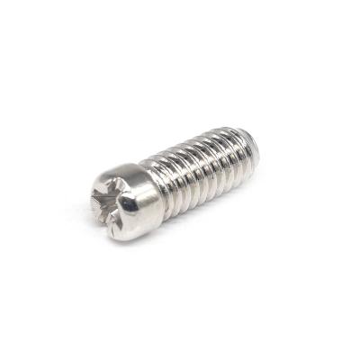 China Galvanized Pan Custom 304/316 Stainless Steel Pan Head Phillips Driver Machine Screw Security Anti-theft Screw din7985 for sale