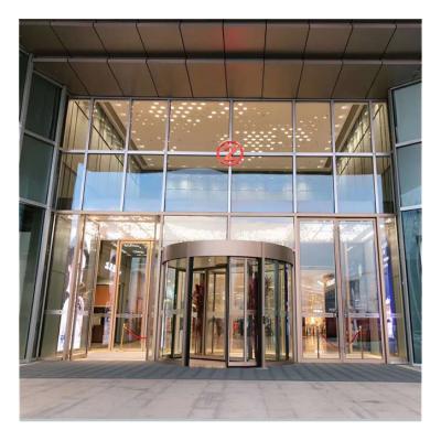 China Automatic Revolving Durable Stylish Door Automatic Revolving Door For Commercial Building for sale