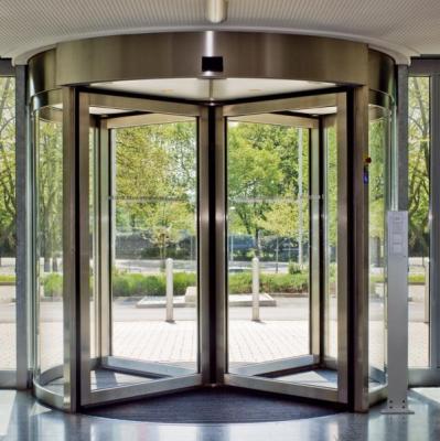 China Zero Escape Automatic Revolving Door for sale