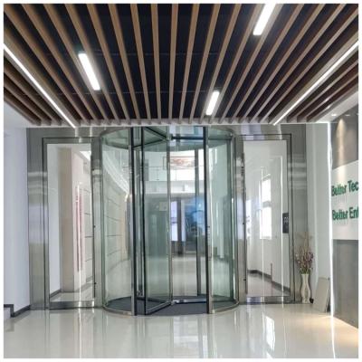 China PROTECTION PARD-SJ3000A 3 wing modern frameless glass revolving door for sale