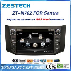 China ZESTECH double din in-dash car stereo for Nissan Sentra car dvd gps navigation system hot selling in North America for sale