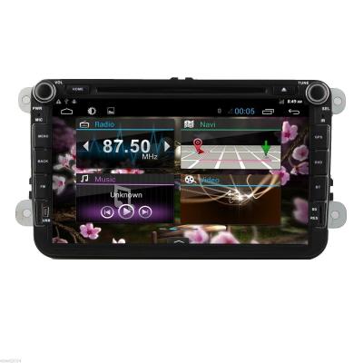 China 8 inch capacitive screen car stereo for VW android 4.4 with bluetooth,radio,SD card,ipod, GPS ,8G wifi for sale