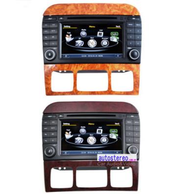 China Zucken Sie 6,0 Auto Stereo-GPS MERCEDES-BENZ SAT Nav DVD für S-Klasse 7-Zoll-Bildschirm W220 des Benz zu verkaufen