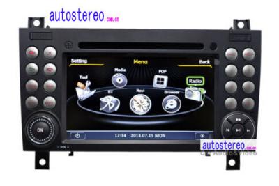 중국 Wifi 두 배 소음 토요일 탐색 차 벤즈 SLK200 SLK280 SLK350에서 입체 음향 DVD 플레이어 판매용