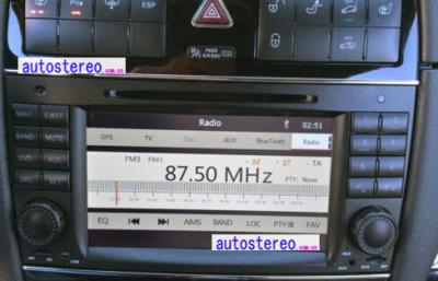 Κίνα 7» επικεφαλής μονάδα ναυσιπλοΐας ΠΣΤ Autoradio αυτοκινήτων στερεοφωνική για τη Mercedes-Benz CLK W209 CLS W219 προς πώληση