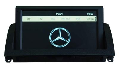 China Großhandel - 1 Lärm-Auto-DVD-Spieler für Kopf-Einheit SAT Nav Mercedes-Benzs C-W204 mit GPS-Navigations-Radiodvd-spieler zu verkaufen