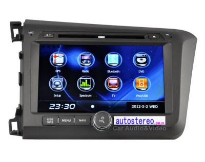 China 8“ het Aanrakingsscherm Autoradio voor van het de Navigatiesysteem DVD van Honda Civic GPS Gezeten de Speler Hoofdeenheid BT LHD Te koop