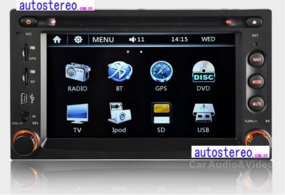 China Bluetooth-het Aanrakingsscherm 6.2“ Auto Stereohonda Gezeten Nav DVD met de Dubbele Streek van BR USB Te koop