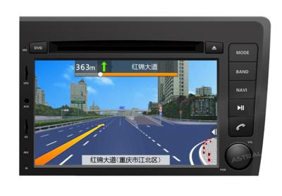 China Reproductor de DVD central del coche del dinar del doble de las multimedias de VOLVO para V70 2001-2004 en venta