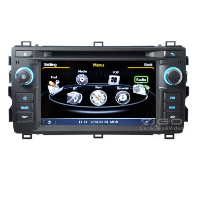 China Navigatie van Auto de Stereotoyota Gezeten Nav van verschillende media Autoradio GPS voor Toyota Auris C308 Te koop