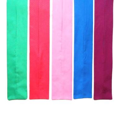 China Recyclable Colorful Cloth 90-110cm Ponytail Expansion Bags For Packing Fake Ponytails And Cotton Bags for sale