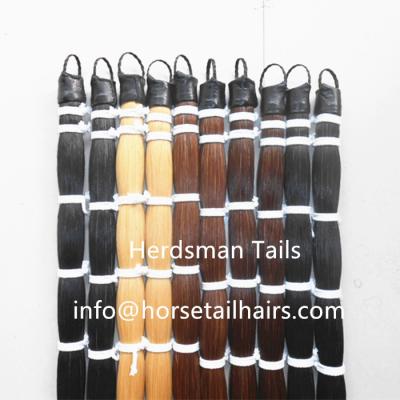 China Natural Fake Manes and Ponytail Stud Extension Tapered or Blunt Cut with Genuine Horse Hair for sale