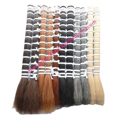 China Double 100% Handmade Drawn or Single Exposure Ponytail Hair Extensions with Real High Quality Single Drawn Ponytail Hair for sale