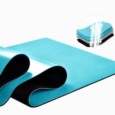 China 2020 Slim Exercise Yoga Mats Home Exercise New Natural Rubber PU for sale