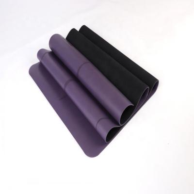 China Premium Non-slip Durable Pu+rubber Fitness Natural Rubber Yoga Mat for sale