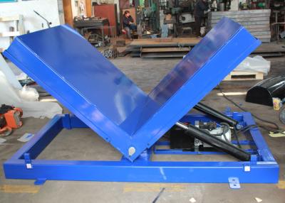 China 90 Degree Hydraulic Tilt Table Industrial 2 Ton 4400lbs Capacity Turn Over In Two Ways for sale