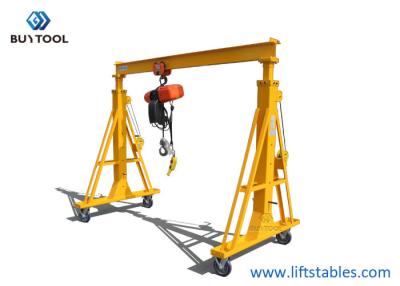 China Portable Mini Type Mobile Gantry Crane For Workshops Warehouses for sale