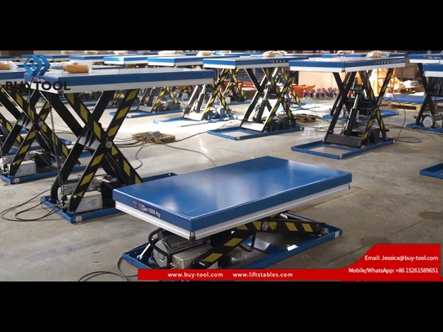 Heavy Duty Electric Hydraulic Lift Table 2200 Lbs