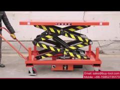 Mobile Electric Scissor Lift Table