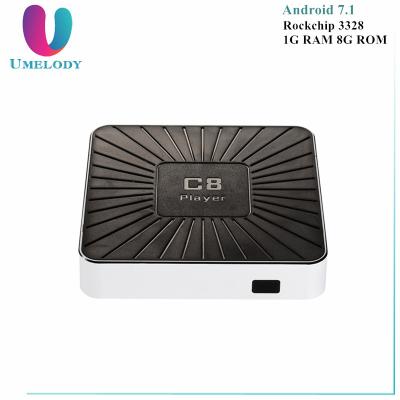 China Best H.265 Selling Products C8 Player Android 7.1 Low Cost Cheap TV Box for sale