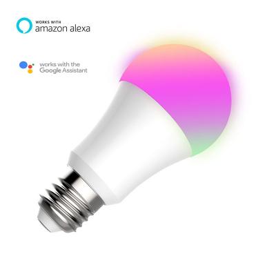 China Residential wifi app controlled smart rgb bulb work with amazon alexa and google home for sale