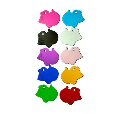 China Europe OEM Factory Wholesale Customized Shaped Aluminum Dog Animal Cat Id Tags Mouse Pet Tag for sale