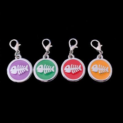 China Europe Customized Enamel Anti-lost Zinc Alloy Pet Tag Pet Fashion Pendant Dog Tag for sale