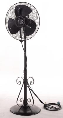 China 3 Speed 16 Inch Floor Standing Fan , Horizontal Oscillation Antique Floor Fans for sale