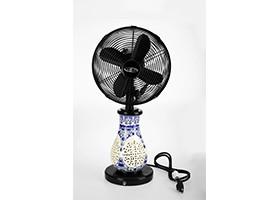 China Plastic Vintage Decorative Oscillating Table Fans 240V Retro Electric Indoor for sale