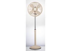 China Metal 16 18 Inch Vintage Stand Up Fan , Adjustable Height Decorative Standing Fans for sale