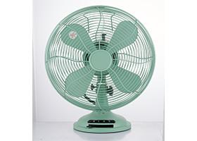 China Plastic Decorative Vintage Look Table Fan 12 Inch Oscillating Classic For Home for sale