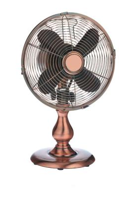 China SAA 2 Speed Vintage Electric Fan 12inch Metal Desktop ETL Adjustable Tilt for sale