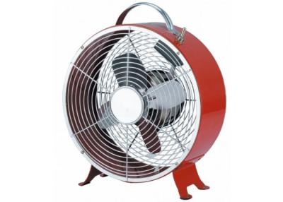 China Coloque el pequeño despertador bajo redondo de la fan eléctrica/la fan retra del escritorio del metal en venta