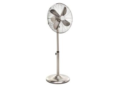 China Adjustable Vintage Electric Pedestal Floor Fan 16 Inch 3 Speed Oscillating 120V for sale