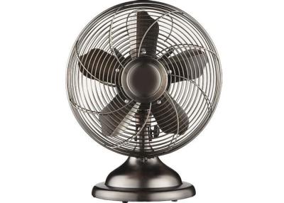 China Strong Wind 30cm Retro Table Fan With Stand Foot Base CE RoHS 30W 120V for sale