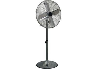 China 16“ Regelbare Oscillerende Binnenvloer Bevindende Ventilator 3 Bladnikkel Chrome ETL Te koop