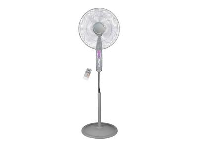 China Household Electric Standing Oscillating Fan With 3 PP Blade Full Copper Motor for sale