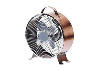 China Portable Retro Electric Table Fan 9 Inch 120V 60Hz 25W Chrome Grill Houseware for sale