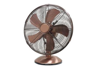 China Classic 16 Inch Retro Metal Fan 120 Degree Tilt 4 Aluminum Blades CE CB GS ETL for sale