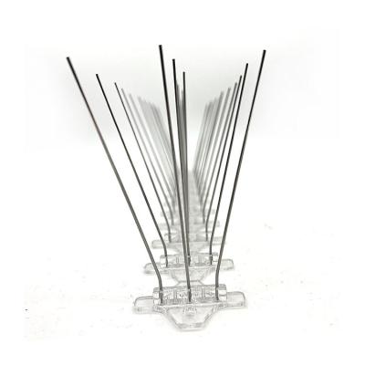 China Long Lasting Hot Sale Plastic Pigeon Control Nails Anti Bird Spikes For Bird Deterrent for sale